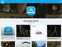 Tablet Screenshot of campinglife.nl